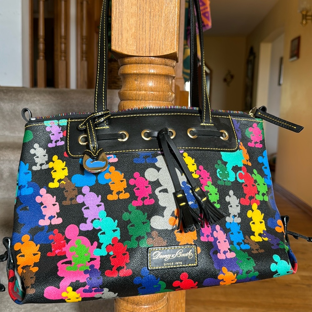 Dooney & Bourke Disney Mickey Mouse Silhouette Tassel